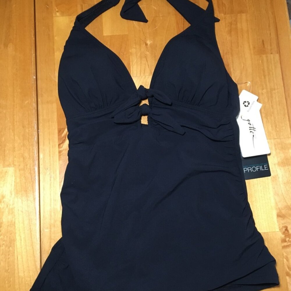 Profile by Gottex Swimsuit Top Size 8 Black